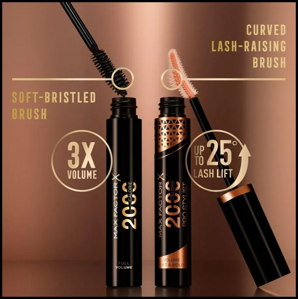 2000 Calorie Pro Stylist Mascara, Sort