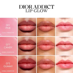Addict Lip Glow 48-Hour Hydrating Lip Balm, 077 Candy Warm