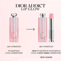 Addict Lip Glow 48-Hour Hydrating Lip Balm, 077 Candy Warm