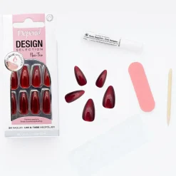 Design Selection Ruby Red Almond Kunstige Negle