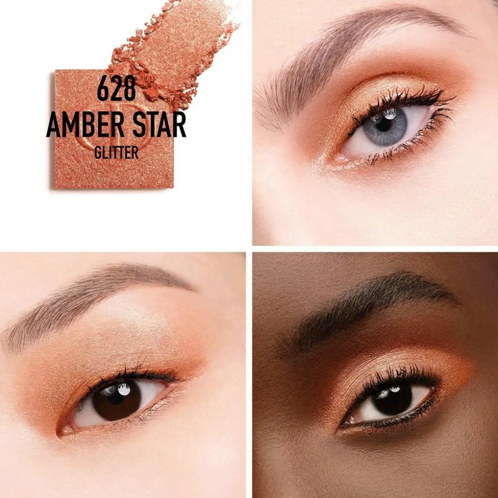 Diorshow Mono Couleur High-Color and Long-Wear Eyeshadow, 628 Amber Star