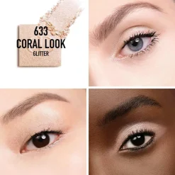 Diorshow Mono Couleur High-Color and Long-Wear Eyeshadow, 633 Coral Look