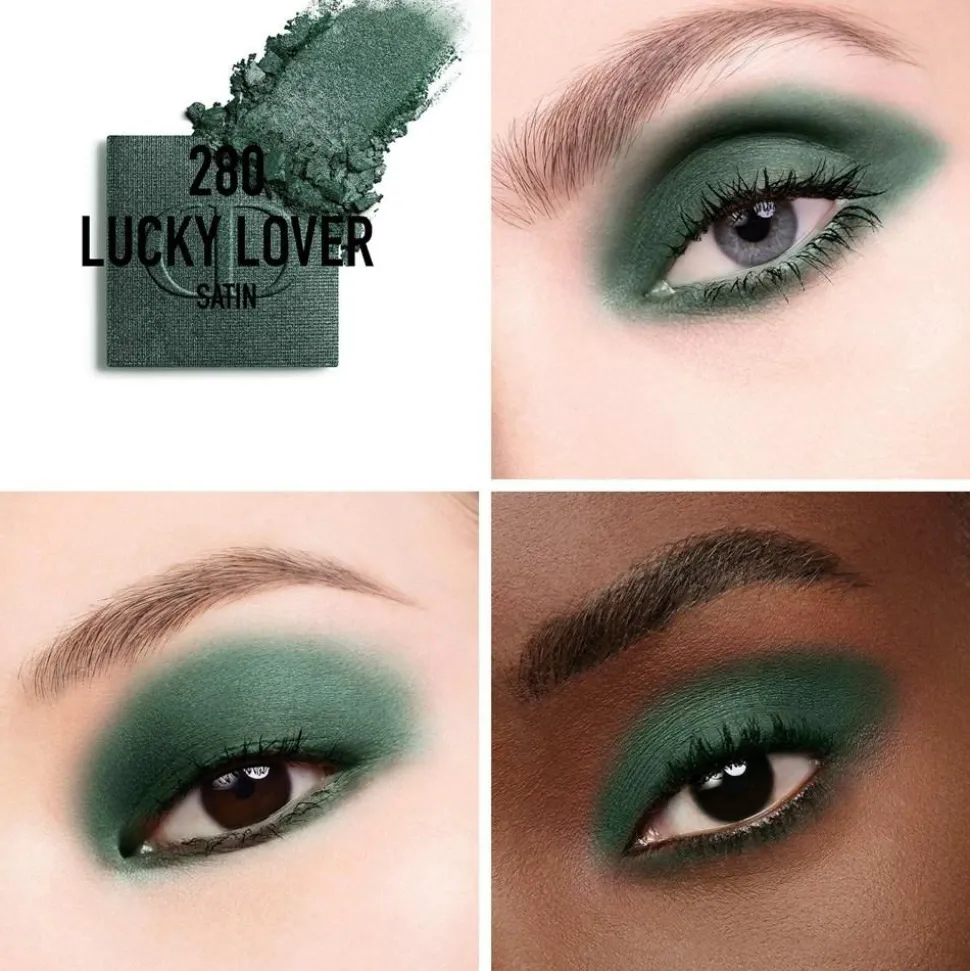 Diorshow Mono Couleur High-Color and Long-Wear Eyeshadow, 280 Lucky Clover