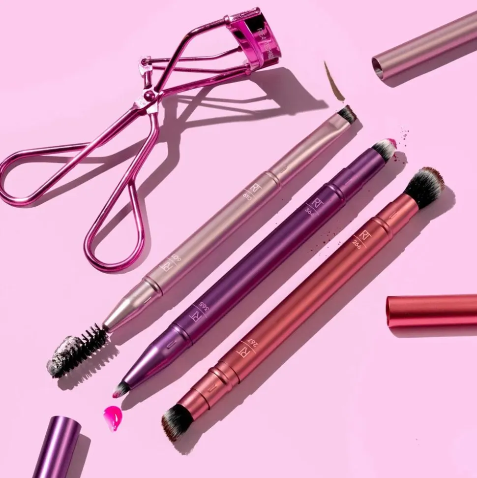 Double Time Brush + Lash Makeupbørstesæt