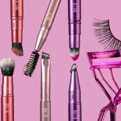 Double Time Brush + Lash Makeupbørstesæt