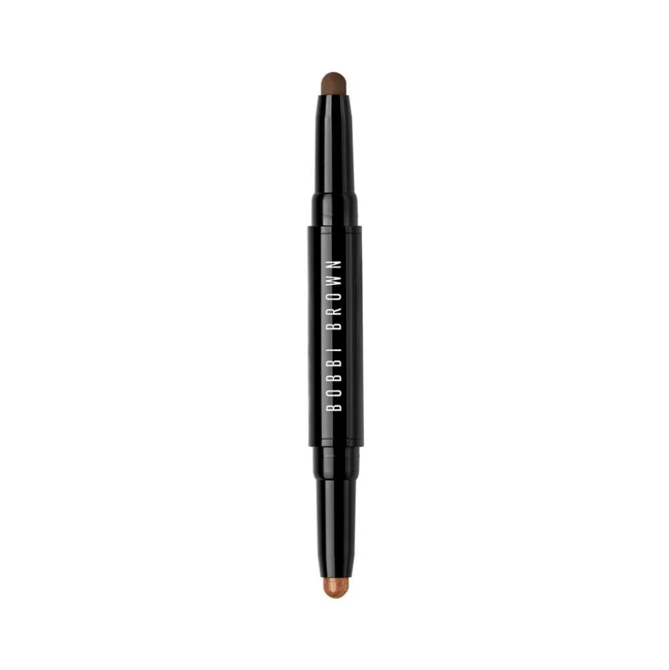 Dual-Ended Long-Wear Cream Shadow Stick, Milk Chocolate/Midnight Brown