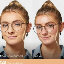 Fit Me Matte + Poreless Foundation, 128 Warm Nude