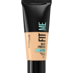 Fit Me Matte + Poreless Foundation, 112 Soft Beige