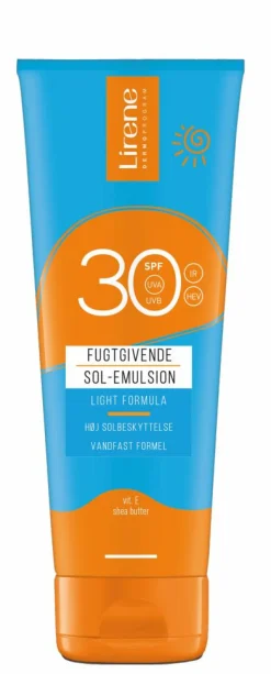 Fugtgivende Sol-Emulsion, SPF 30, 120 ml