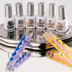 Gel iQ Effects Metallic Marble, Lavender Jade