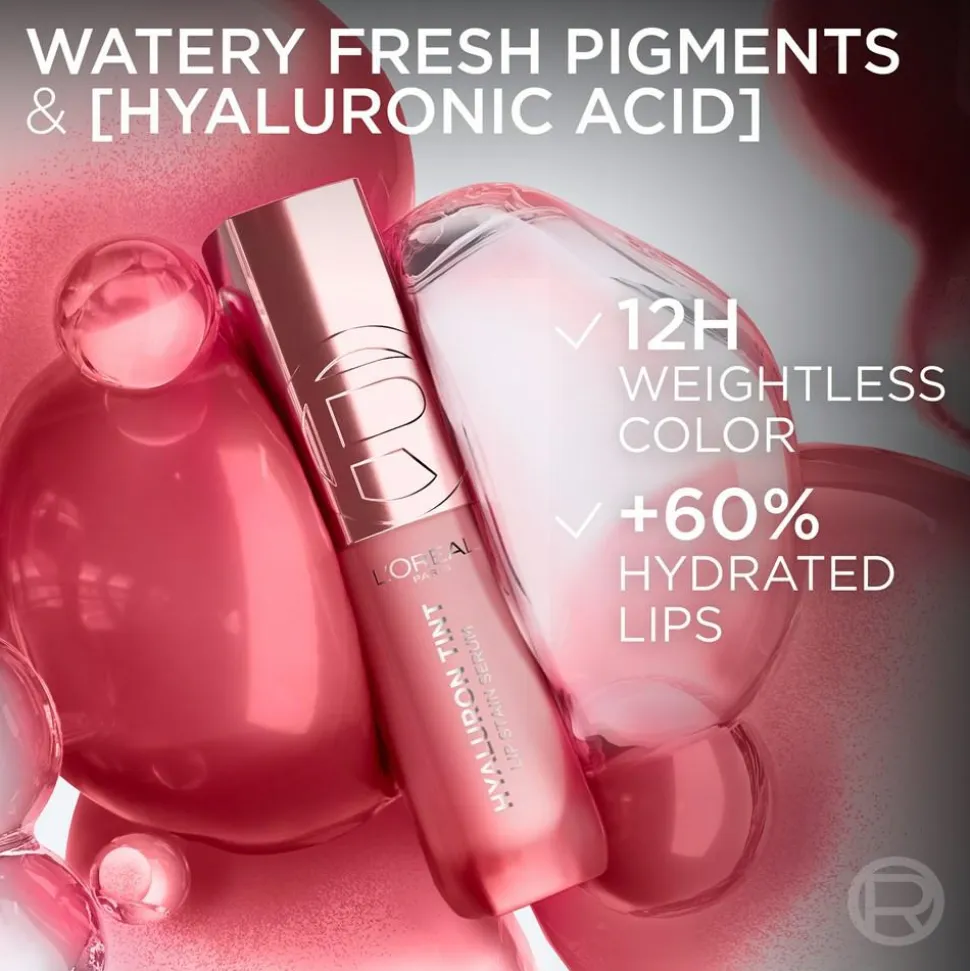 Hyaluron Tint Lip Stain Serum, 420 Le Rouge Paris