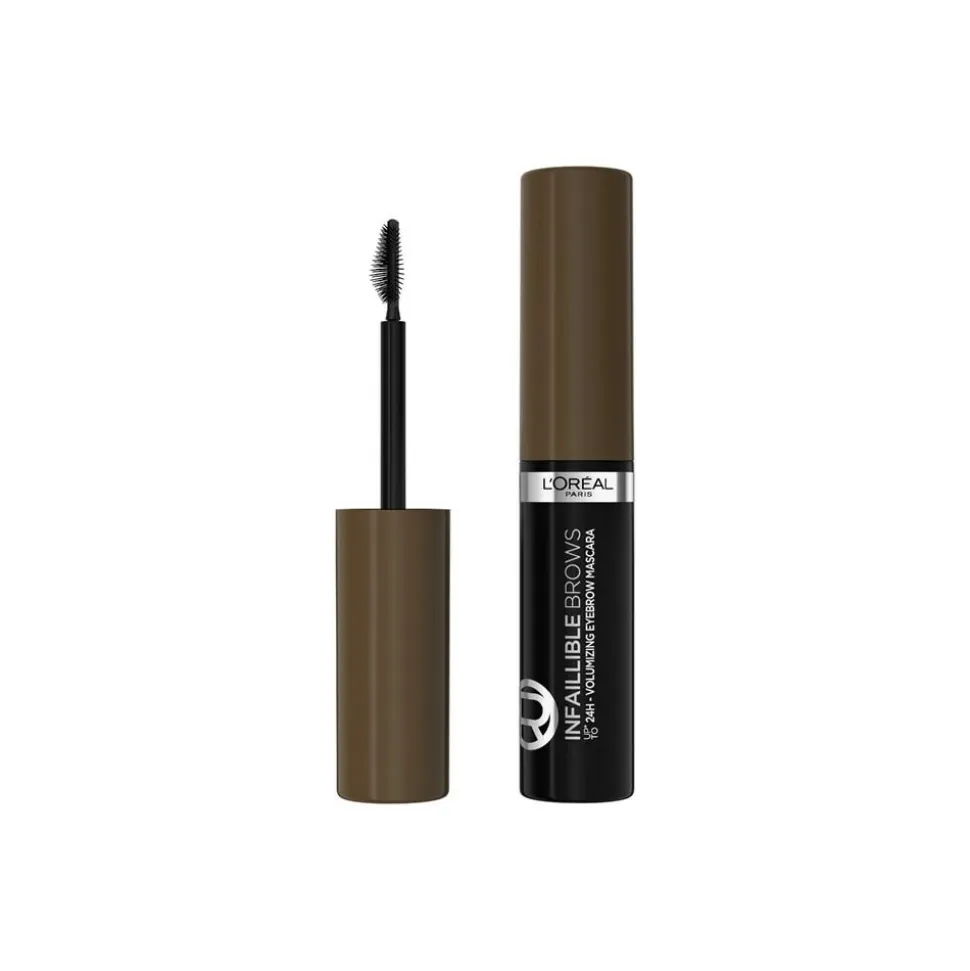 Infaillible Brows 24H Volumizing Eyebrow Mascara, 1.0 Ebony
