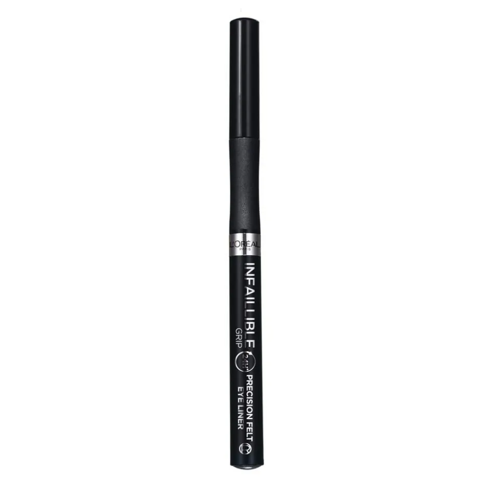 Infaillible Grip 24H Precision Felt Eyelinerpen, 01 Black