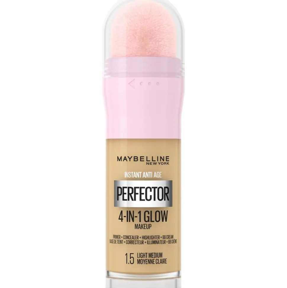 Instant Perfector 4-in-1 Glow Makeup Foundation, 1.5 Light Medium