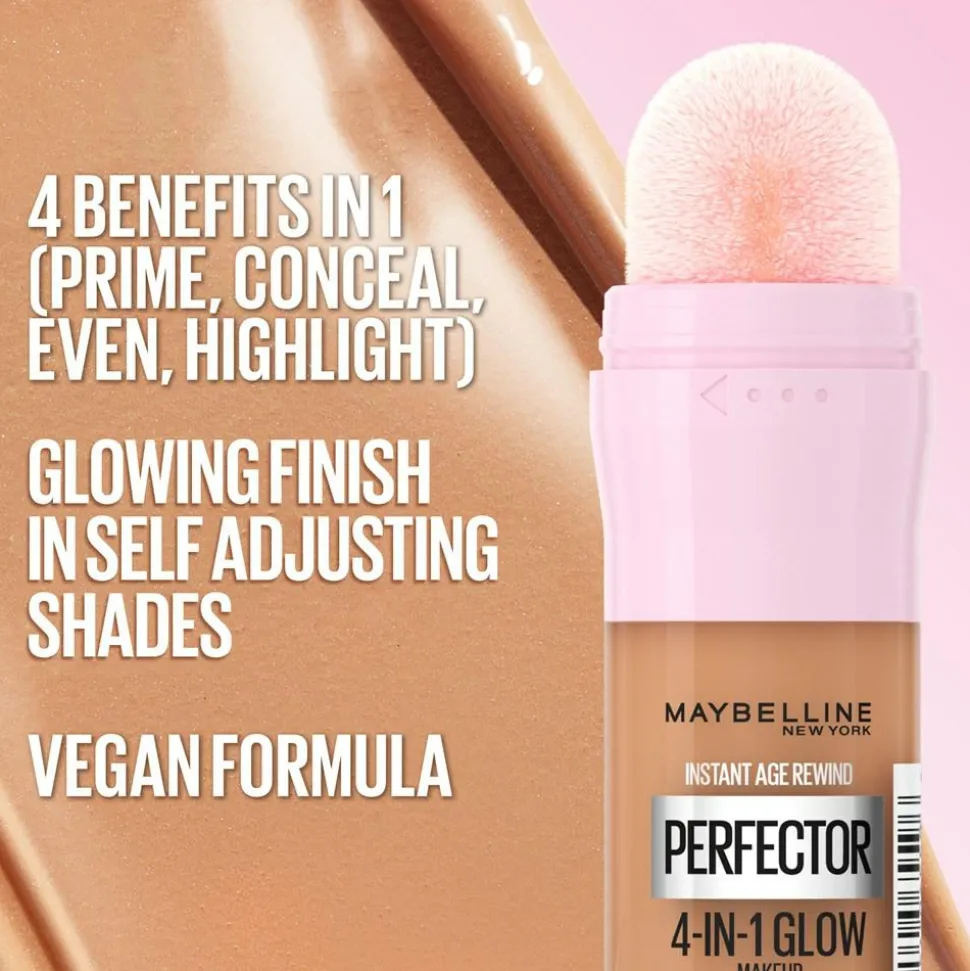 Instant Perfector 4-in-1 Glow Makeup Foundation, 02 Medium