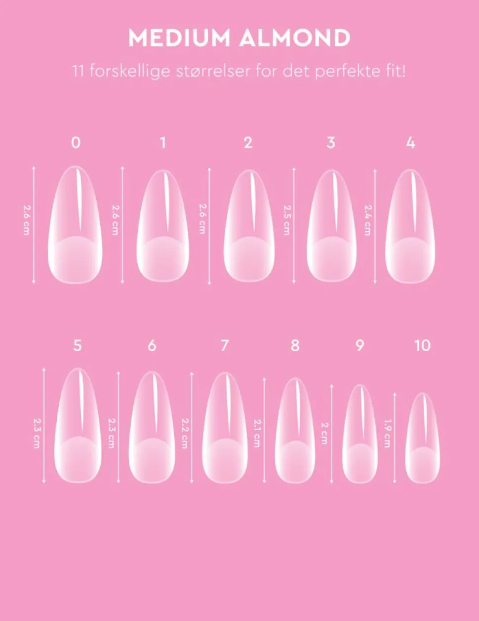 Le Gel Medium Almond Nail Tips