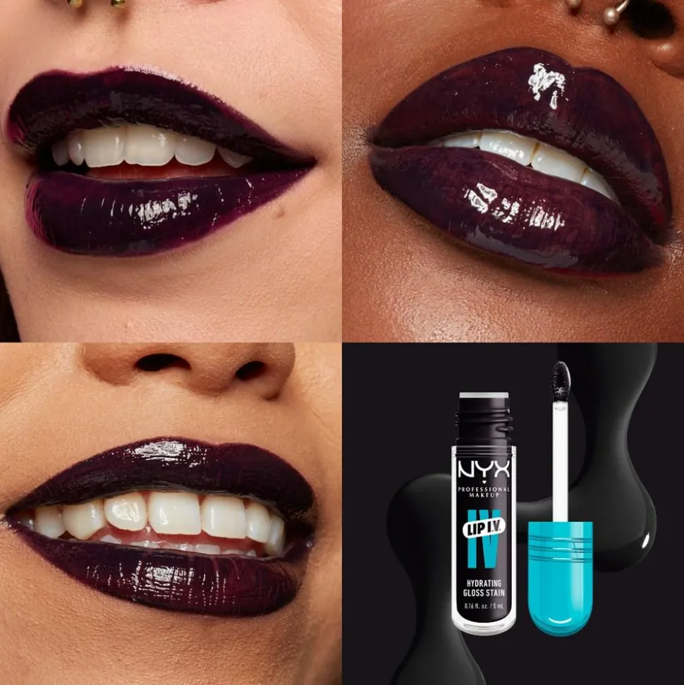 Lip I.V. Hydrating Gloss Stain Lipgloss, 16 Grape Gushin'