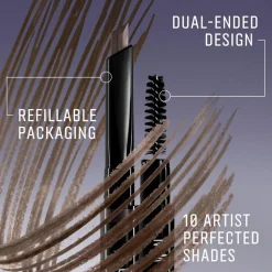 Long-Wear Brow Pencil, Warm Dark Brown