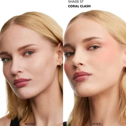 Make Me Blush Bold Blurring Blush, 57 Coral Clash