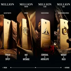 Million Gold Intense For Him Eau De Parfum, 100 ml