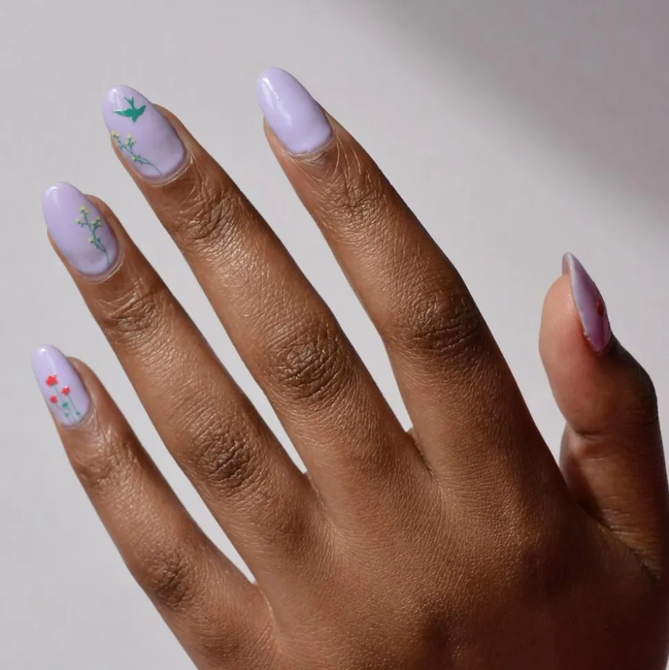 Mini Nail Art Stickers, Wildflower
