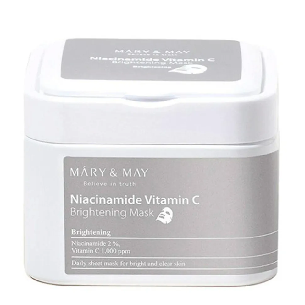 Niacinamide Vitamin C Brightening Mask, 30 stk