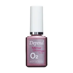 O2 Mirror Gloss Top Gel, Transparent