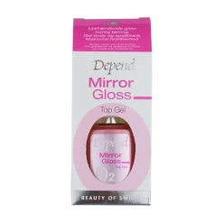 O2 Mirror Gloss Top Gel, Transparent