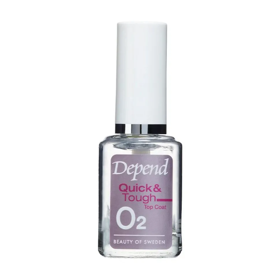 O2 Quick & Tough Top Coat, Transparent