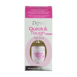 O2 Quick & Tough Top Coat, Transparent