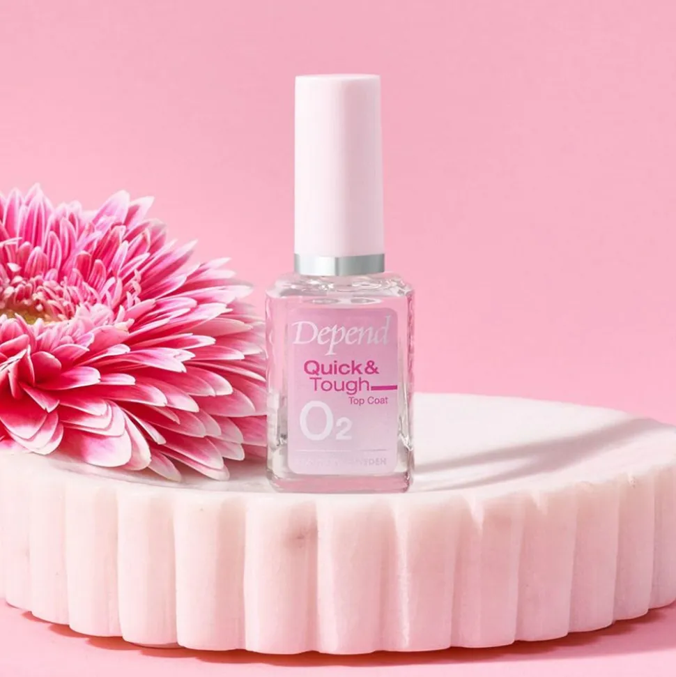 O2 Quick & Tough Top Coat, Transparent