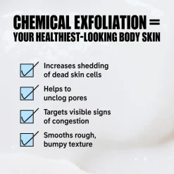 PHA Exfoliating & Hydrating Body Water Cream, 150 ml