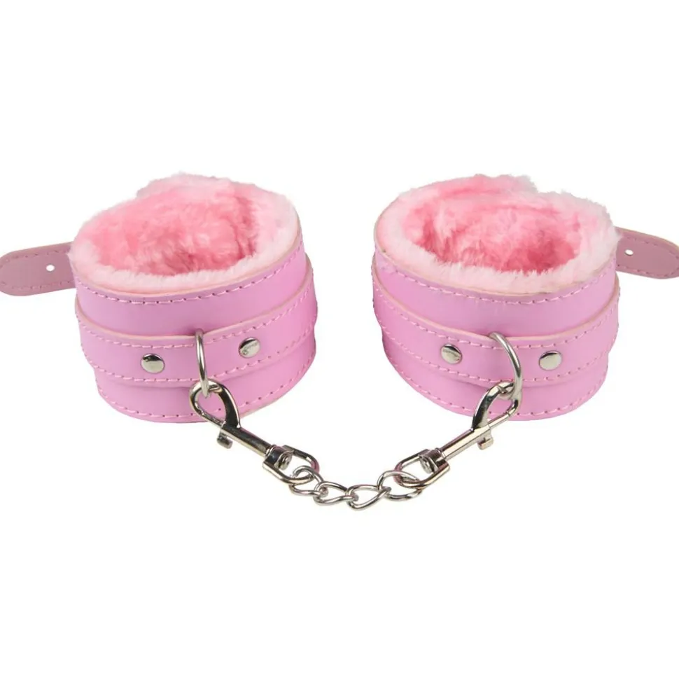 Pink Fluffy Bondagesæt