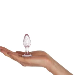 Pink Glitter Butt Plug Sæt