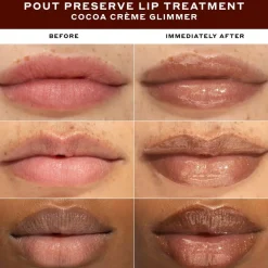 Pout Preserve Peptide Lip Treatment Shimmer, Cocoa Creme