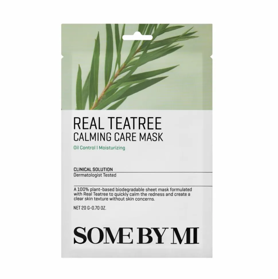 Real Teatree Calming Care Mask, 1 stk