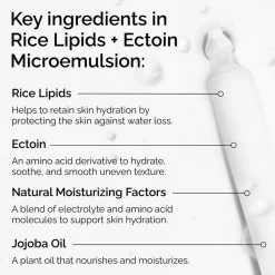 Rice Lipids + Ectoin Microemulsion, 120 ml
