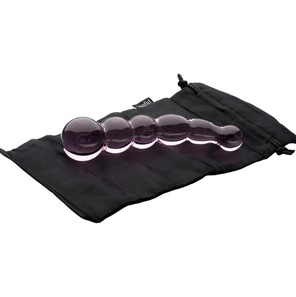 Rosa Groove Glas Dildo