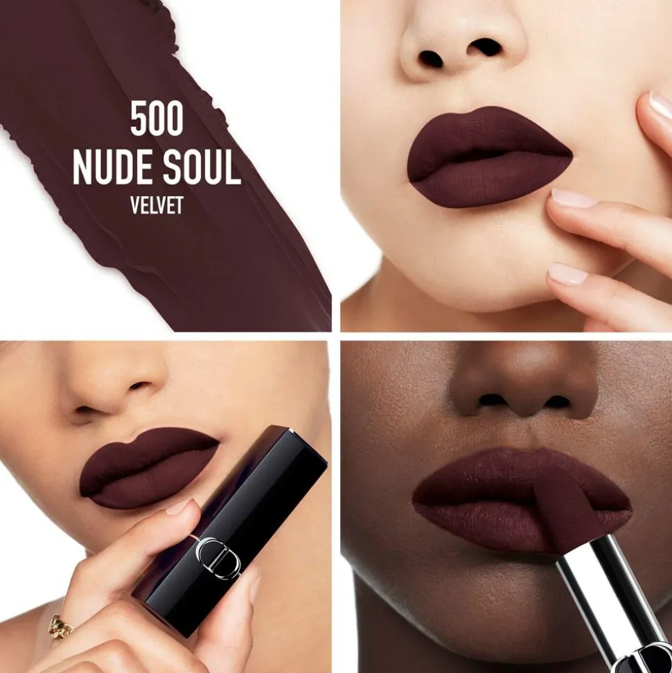 Rouge Dior New Velvet Lipstick, 500 Nude Soul
