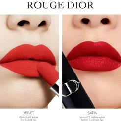 Rouge Dior Satin Lipstick, 080 Red Smile