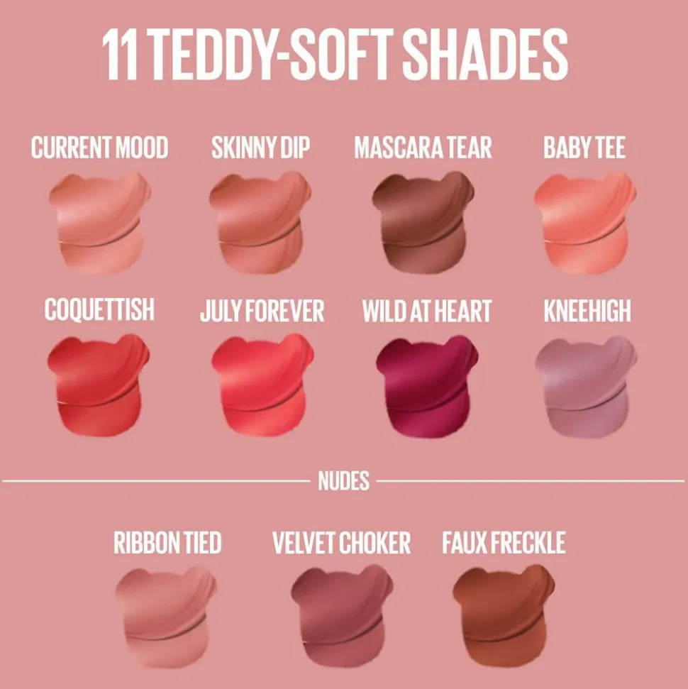 Superstay Teddy Tint Læbestift, 90 Ribbon Tied