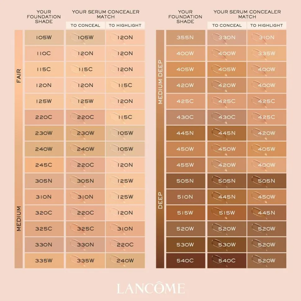 Teint Idole Ultra Wear Care & Glow Serum Concealer, 530W