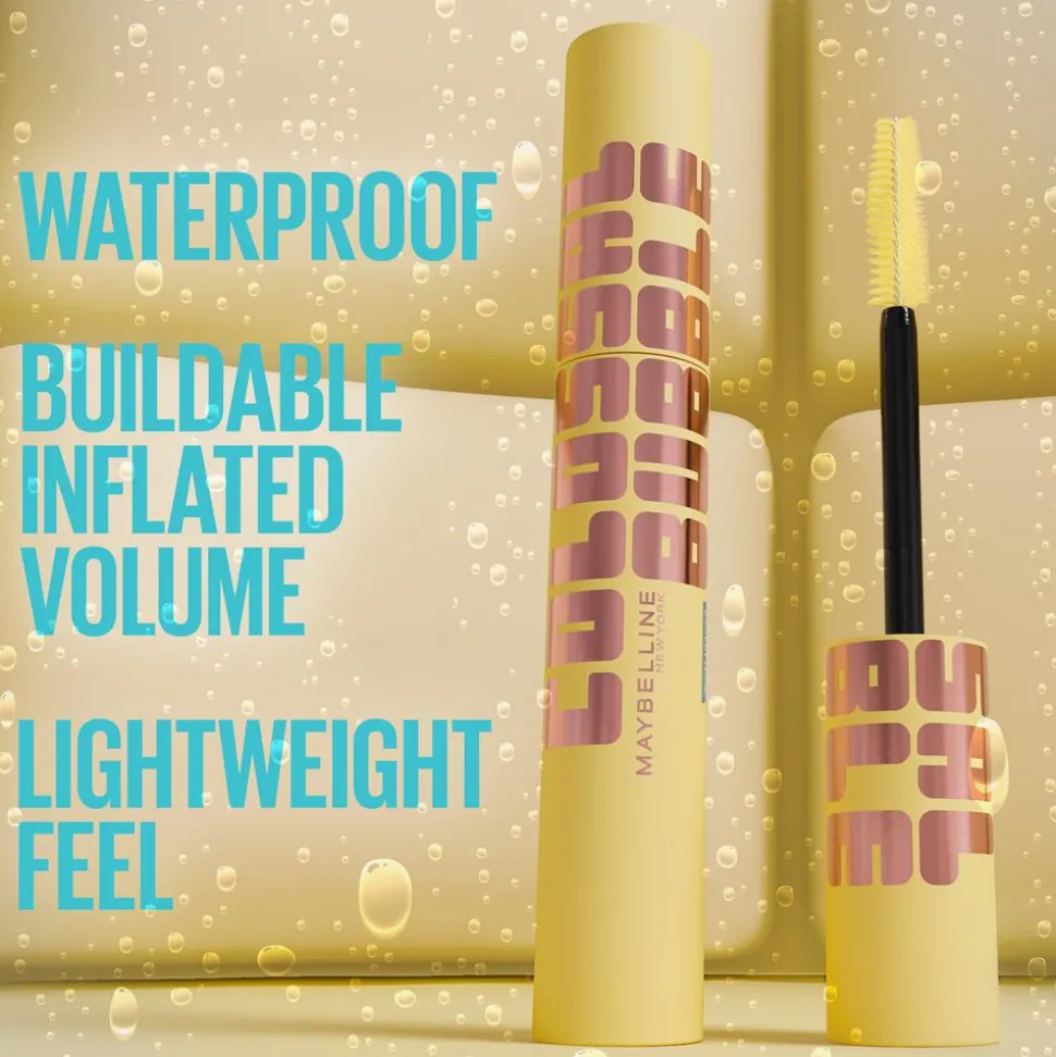 The Colossal Bubble Vandfast Mascara, Black