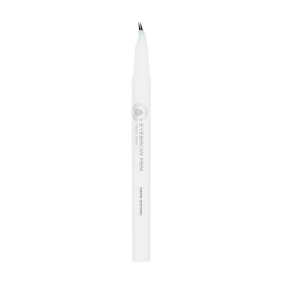 Twin Thin Eyebrow Pen, Dark Brown