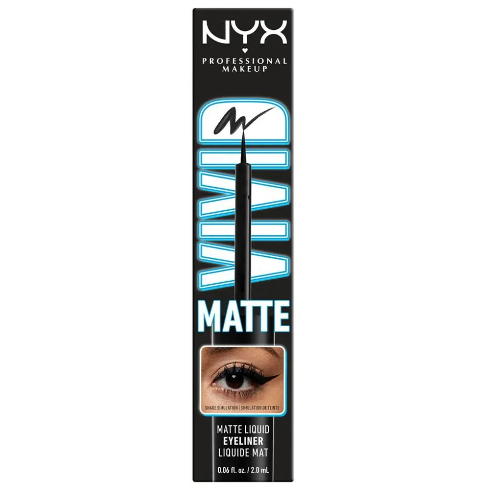 Vivid Matte Liquid Liner, Black