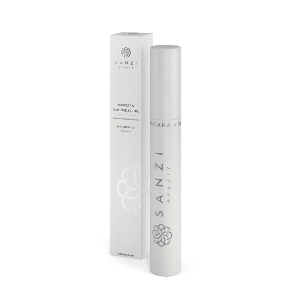 Waterproof Volume & Curl Mascara, Sort