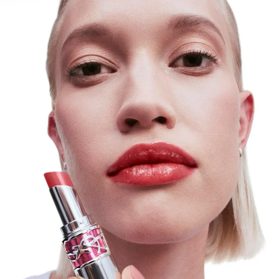 YSL Loveshine Candy Glaze Lipgloss Stick, 5 Pink Satisfaction