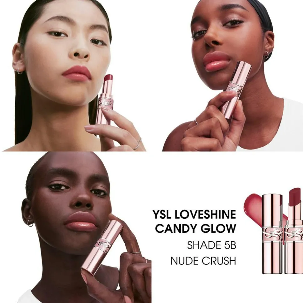 YSL Loveshine Candy Glow Tinted Lip Balm, 5B Nude Crush