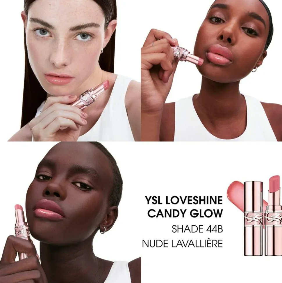 YSL Loveshine Candy Glow Tinted Lip Balm, 44B Nude Lavalliere